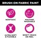 Tulip Brush-On Fabric Paint Rainbow 14 Pack